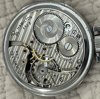 Reloj Ferroviario HAMILTON 992B RAILWAY SPECIAL 21J, 16S Funciona Acero Inoxidable Foto 1 de 4