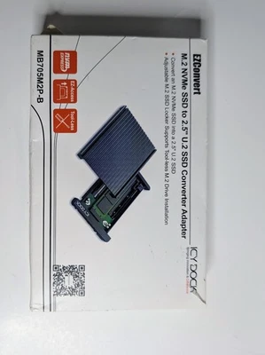 EZConvert Icy Dock m.2 NVMe to 2.5" SSD - Image 1 of 3