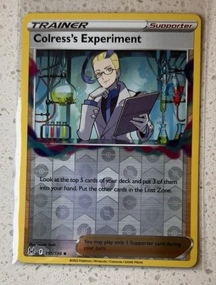 Colress's Experiment 155/196 Swsh11: Lost Origin Reverse Holo NM - Image 1 of 2