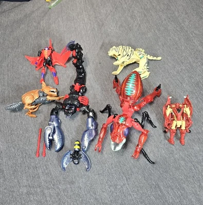 Transformers Beast Wars Lot Of 6 Inferno Scorponok Snarl & More Near Complete - Image 1 of 4