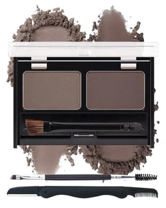 Eyebrow Powder Kit-Waterproof Two Colors Brow Tinted Palette Long 03  - Picture 1 of 7
