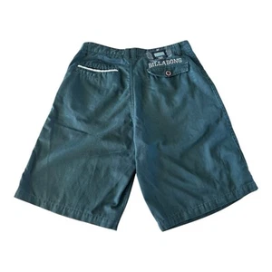 VINTAGE BILLABONG Men’s Army Style Cargo Shorts - Size 36 Green Embroidered - Picture 1 of 11