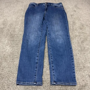 Talbots Jeans Slim Ankle Blue Pockets Women’s Size 12 - Picture 1 of 14