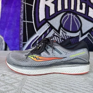 Talla 11 - Saucony Triumph ISO 5 Hombre Tenis Gris Negro Zapatos para Correr S20462-1 - Imagen 1 de 9