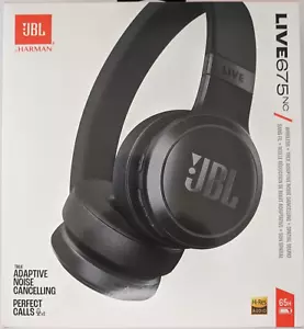 JBL by Harman Live 675NC Wireless True Adaptive Noise Cancelling Headphones - Picture 1 of 5