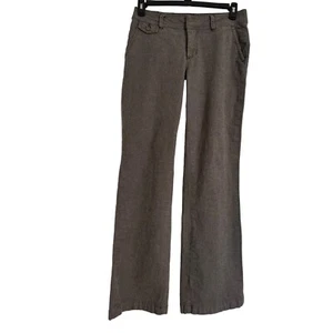 Jag Womens Textured Wide Leg Pants Size 10 Stretch Gray - Picture 1 of 9