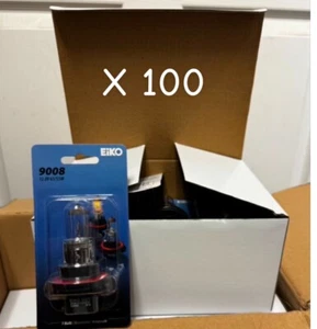 (100) PACK Headlight Bulb-Standard Lamp - Blister Packs Front Eiko 9008-BP BULK - Picture 1 of 5