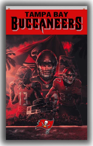 Tampa Bay Buccaneers Football Team Flag 90x150cm3x5ft Fan Apparel best banner Cover