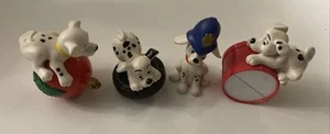101 Dalmatians Disney Figures Pups PVC Plastic Lot Of 4 - Picture 1 of 2