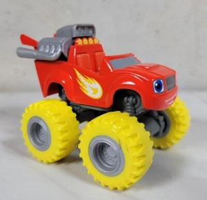 Blaze And The Monster Machines - Monster Engine Blaze, Diecast, Difícil de Encontrar Neumáticos Amarillos - Imagen 1 de 6