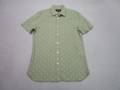 Jack Spade Shirt Mens Small Green Polka Dot Linen Casual Menswear Button Up - Image 1 of 4