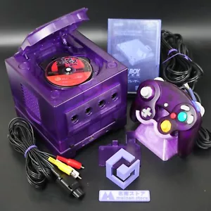 Nintendo GameCube Clear Purple Shell NTSC U-C/J Region Switch Mod w/GB Player - Picture 1 of 19