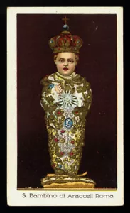 antigua tarjeta sagrada litografía 19th. NIÑO JESÚS 40 - Imagen 1 de 1