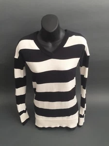 IVIVVA by LULULEMON SWEATER BLACK IVORY SIZE 10 100% Cotton - Picture 1 of 7
