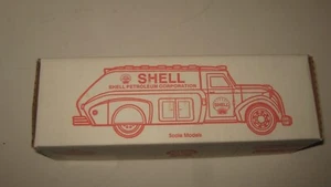 1994 ERTL DIECAST BANK 1938 DODGE AIRFLOW TANKER WERBUNG SHELL PETROLEUM - Bild 1 von 2