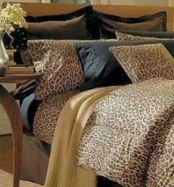 Edredón doble Ralph Lauren Aragón leopardo animal guepardo Foto 1 de 4