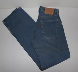 VINTAGE NOS LEVI'S 517 Button Fly Denim Jeans W28 L32 SPAIN 1990's - Picture 1 of 12
