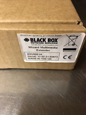 BLACK BOX CORP AVU5001A WIZARD MULTIMEDIA EXTENDER NEW - Image 1 of 2