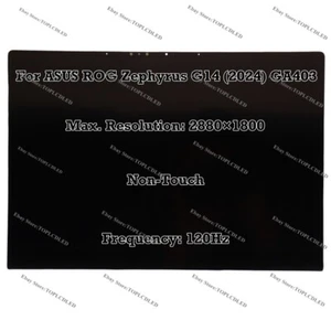 Conjunto LCD no táctil 2880×1800 120 Hz para ASUS ROG Zephyrus G14 (2024) GA403 - Imagen 1 de 8