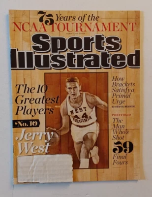 Revista Jerry West West Virginia Mountaineers Sports Illustrated 6 de marzo de 2013 Foto 1 de 2