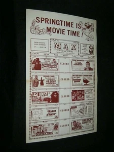 Original Cherokee Oklahoma Theatre Calendar AMERICAN GRAFFITI Burt Reynolds  - Picture 1 of 1