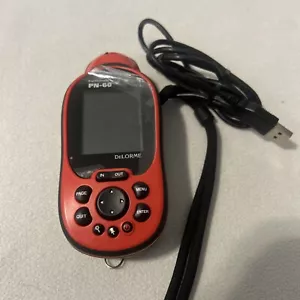 DeLorme Earthmate PN-60 Red Black 2.2" TFT Color Display Portable GPS Navigator - Picture 1 of 5