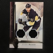 2016-17 UPPER DECK ARTIFACTS EVGENI MALKIN GAME USED MEMORABILIA #ed 96/125