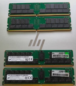RAM serveur Micron DDR4 SDRAM RDIMM 32 Go 2400T PC4 2Rx4 ECC HP PN: 809083-091 - Photo 1/1