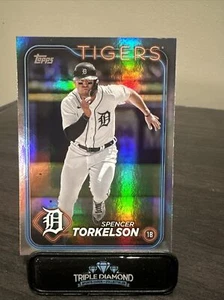 Spencer Torkelson 2024 Topps Series 1 Rainbow Foil parallel #185 Tigers - Picture 1 of 2