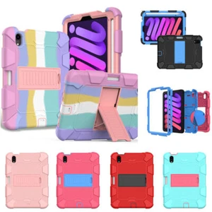 Premium Shockproof Stand Armor Case For iPad 5 6 7 8 9 Air 2 3 4 Mini Pro11 12.9 - Picture 1 of 128