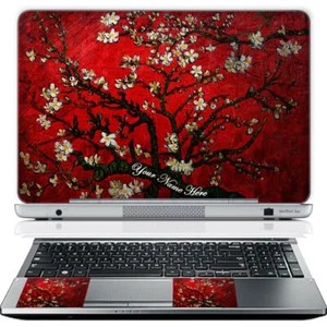17 Inch Laptop Skin Sticker Cover Art Decal & Wrist Pad Customize Your text - Picture 1 of 3