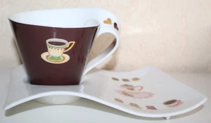 New Wave Cookies große Tasse 0,4 l + Unterplatte Villeroy & Boch - Bild 1 von 3