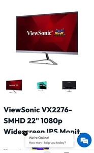 NIB View sonic 22" HD LED monitor - Picture 1 of 3