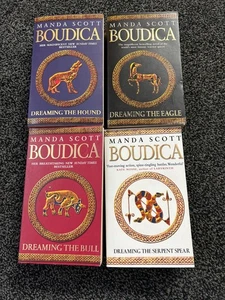 Manda Scott Boudica Series 4 Books Collection Set Dreaming The Eagle, The Hound - Imagen 1 de 1