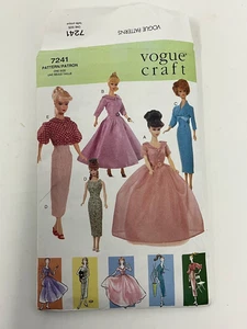 Vogue Craft 7241 11 1/2 Fashion Doll Clothes Pattern Uncut - Picture 1 of 7