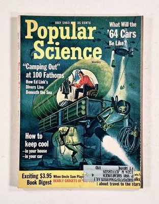 1963 Jul POPULAR SCIENCE von Braun INTERSTELLAR MISSION Air Conditioners MODEL T - Image 1 of 4
