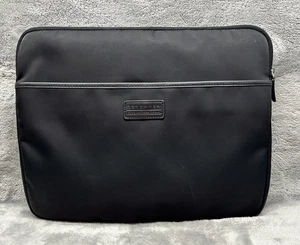 Housse pour ordinateur portable Levenger noire rembourrée homme femme 14 pouces nylon travail entreprise - Photo 1/13
