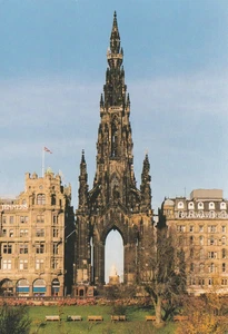 Postal The Scott Monument Edimburgo GRAN TOMA COMO NUEVA - Imagen 1 de 2