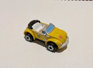 Micro Machines Volkswagen Beetle Yellow Vintage Galoob - Picture 1 of 4