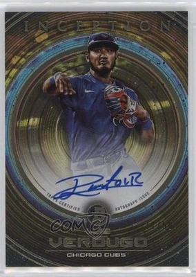 2022 Bowman Inception Prospect Gold Foil Pattern II /50 Luis Verdugo #PA-LV Auto - Image 1 of 2