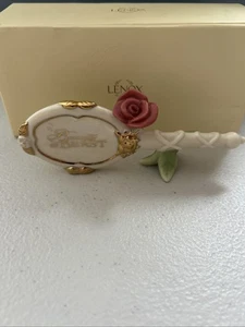 Lenox Disney Belle Die Schöne und das Biest Handspiegel mit Rose mit Box - Bild 1 von 8