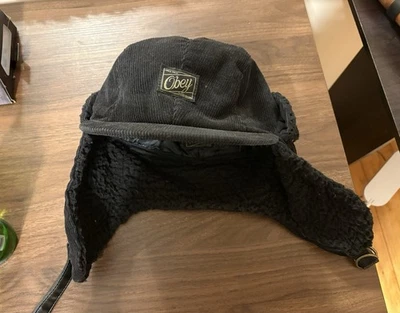 Sombrero de invierno Obey Five Panel 100 % algodón Foto 1 de 4