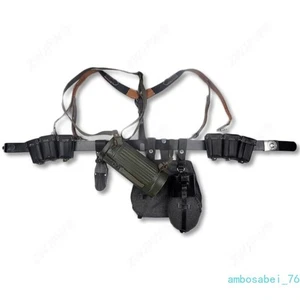 Replica German World War II MP40 Canvas Equipment Y98 Straps Bottle Gas Mask New - Picture 1 of 4