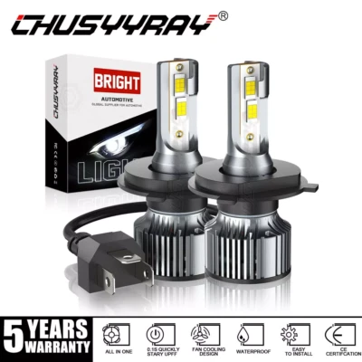 Para Mazda MPV 1996-2005 2X 9003 H4 LED Faros Luz Alta/Baja 6000K Blanco Foto 1 de 4