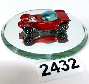 Hot Wheels Vintage Redline 1968 Red Beatnik Bandit- Mattel - White Interior - Picture 1 of 2