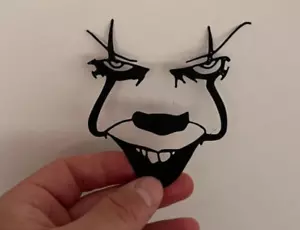 Halloween Deko Pennywise Maske Party Dekoration IT Bild 3D Druck Geschenk - Bild 1 von 1