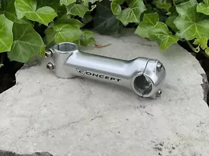 Vintage 1” Threadless Stem - Silver Concept Aluminum - 2 Bolt Front Load - Picture 1 of 5
