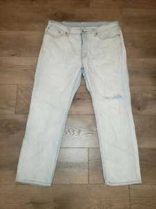(38 x 30) Herren Levi's Blue Jeans 541 Athletic Fit Cut Bleach Light Wash Jeans. - Bild 1 von 7