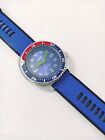 Turtle Style Diver Blue Dial Swiss Hand Winding cal. FHF ST96 Watch*Pepsi Bezel
