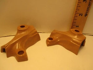Playmobil landscape SET OF TWO IDENTICAL BROWN TREE STUMPS - Picture 1 of 4